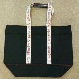 NWT Victoria's Secret black tote bag